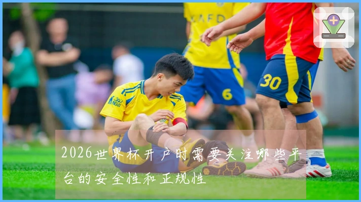 2026世界杯开户时需要关注哪些平台的安全性和正规性