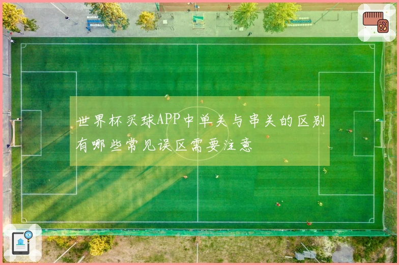 世界杯买球APP中单关与串关的区别有哪些常见误区需要注意