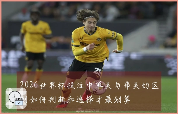 2026世界杯投注中单关与串关的区别如何判断和选择才最划算