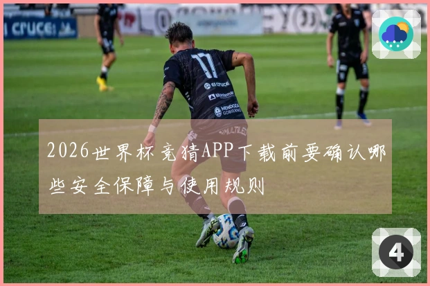 2026世界杯竞猜APP下载前要确认哪些安全保障与使用规则